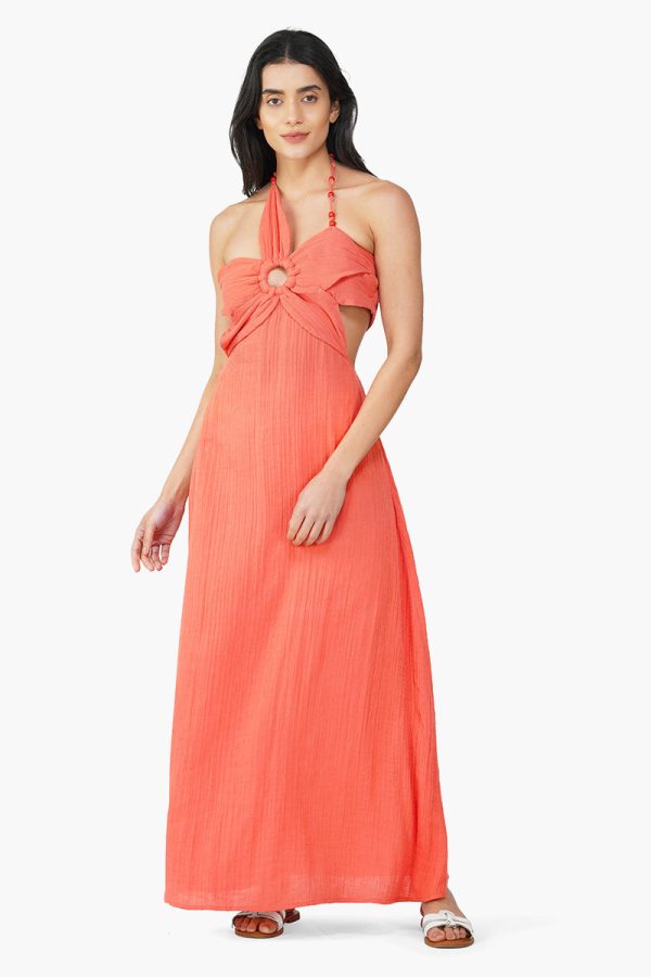 Nash Coral Flora Solid Dress - Image 2