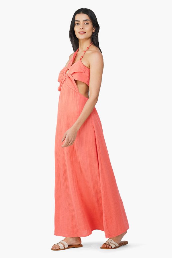 Nash Coral Flora Solid Dress - Image 3
