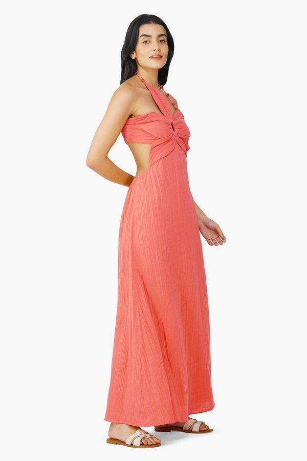 Nash Coral Flora Solid Dress - Image 4