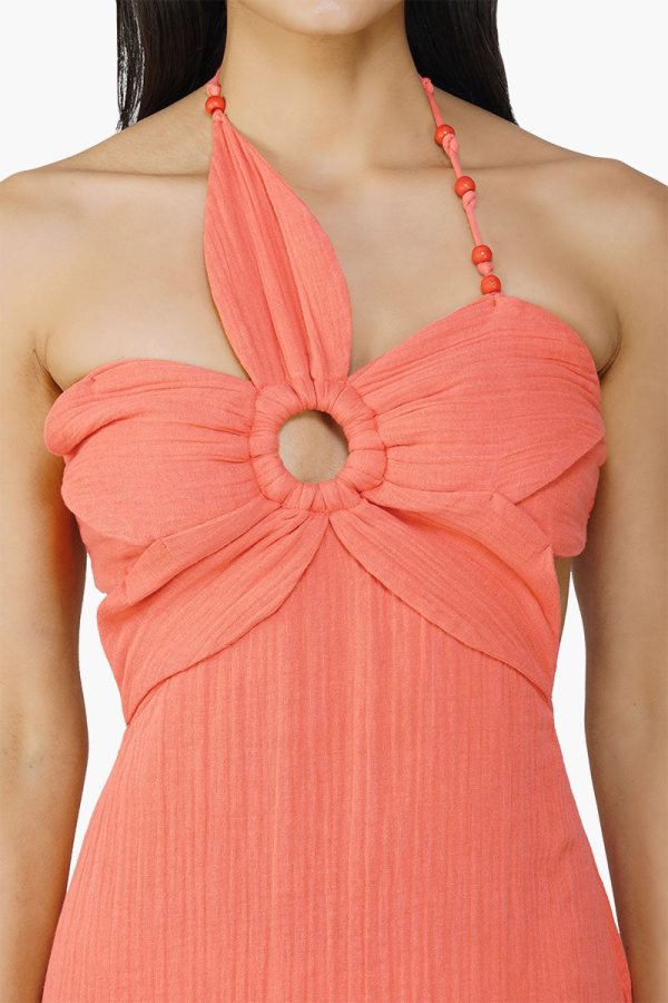 Nash Coral Flora Solid Dress - Image 6