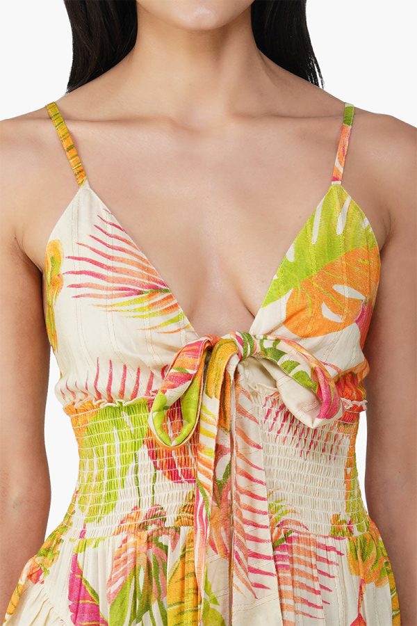 Dua Multi Tropics Printed Short Dress - Image 5