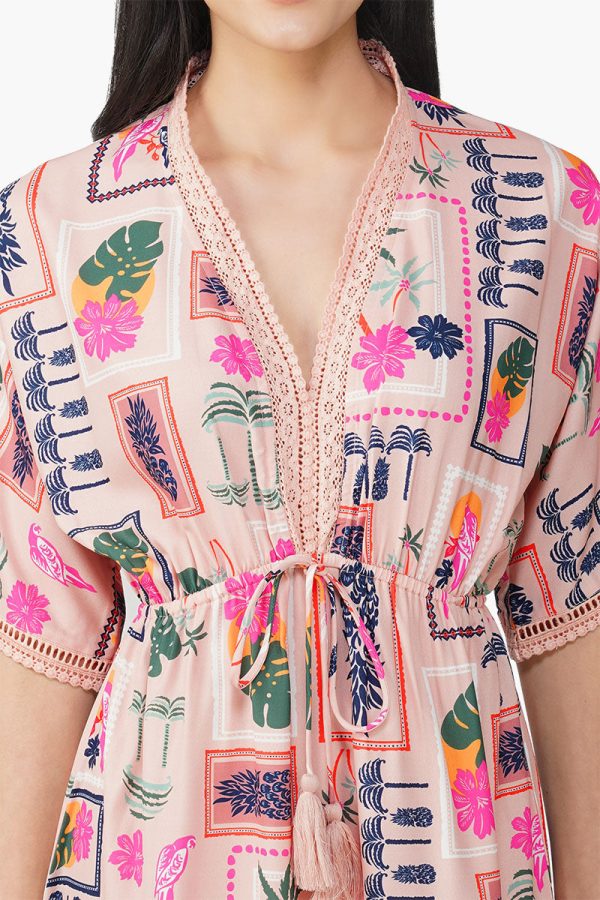 Manicured Farm Print Short Dress - Image 6