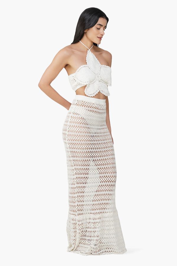 White Lily Crochet Top - Image 2