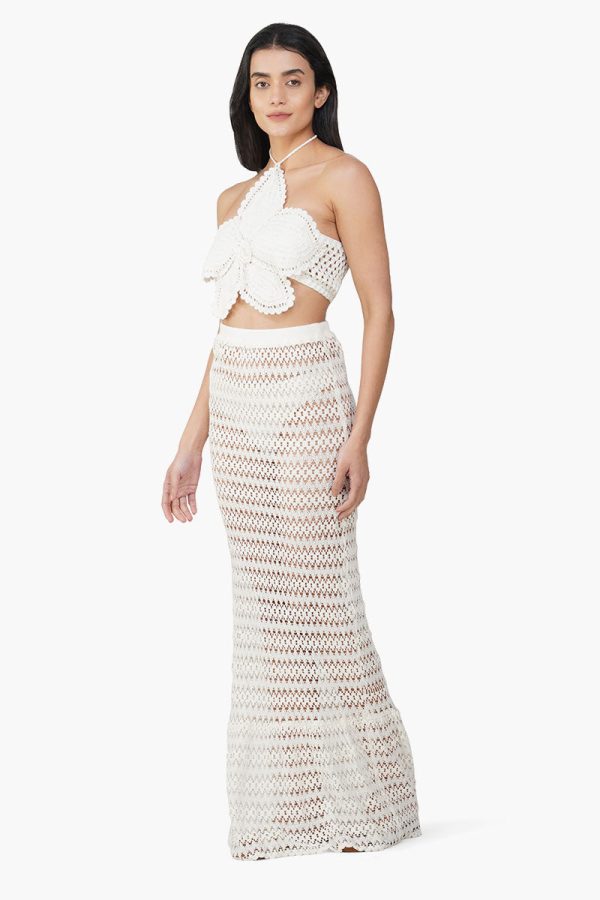 White Lily Crochet Top - Image 3