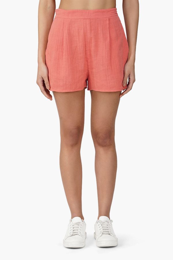Nash Coral Flora Solid Shorts - Image 2