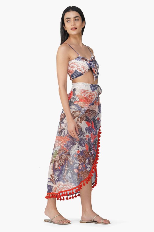 Taste Of Blue Tropics Top - Image 2