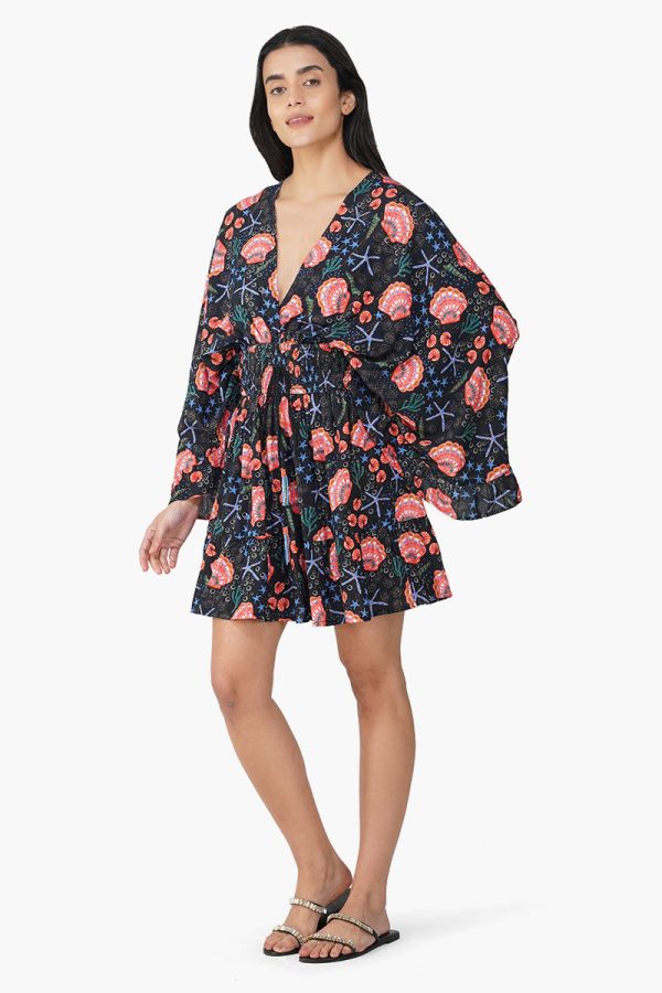 Midnight Shell Printed Short Dress - Image 4