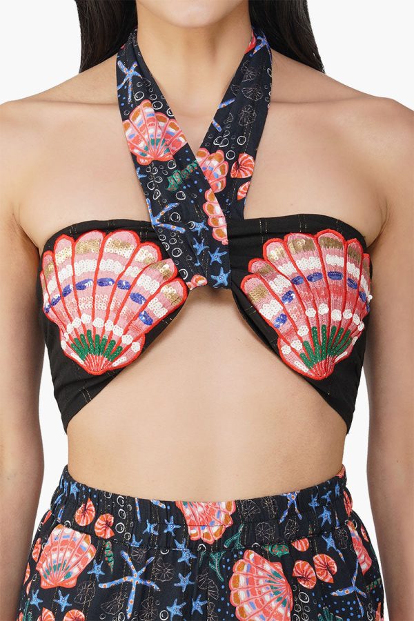 Midnight Shell Embellished Pant - Image 5