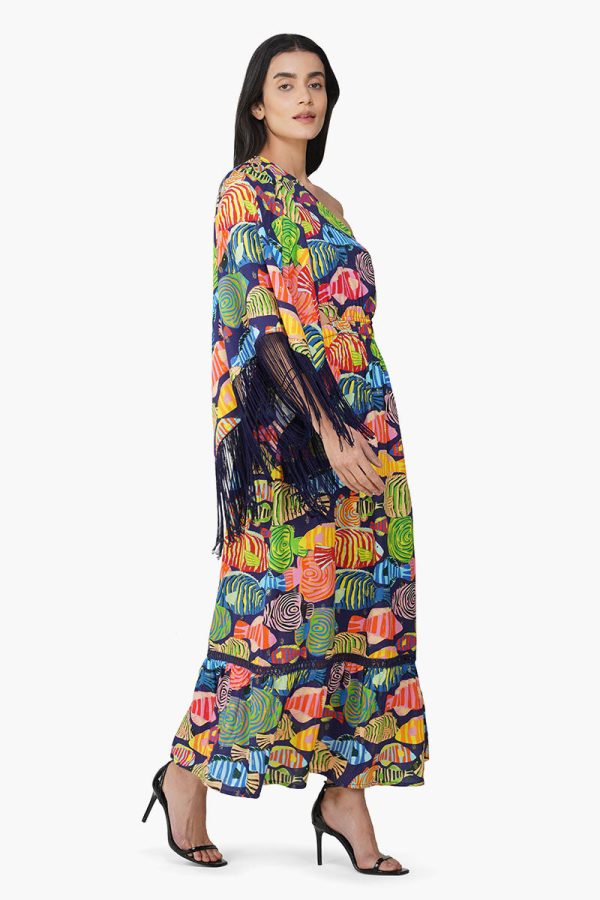 Tuna Marissa Multi Printed One Shoulder Dress - Image 2