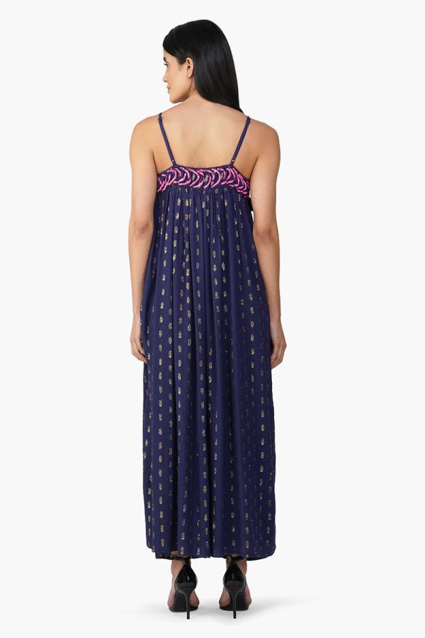 Bowfin Fish Embellished Lurex Dress - Image 4