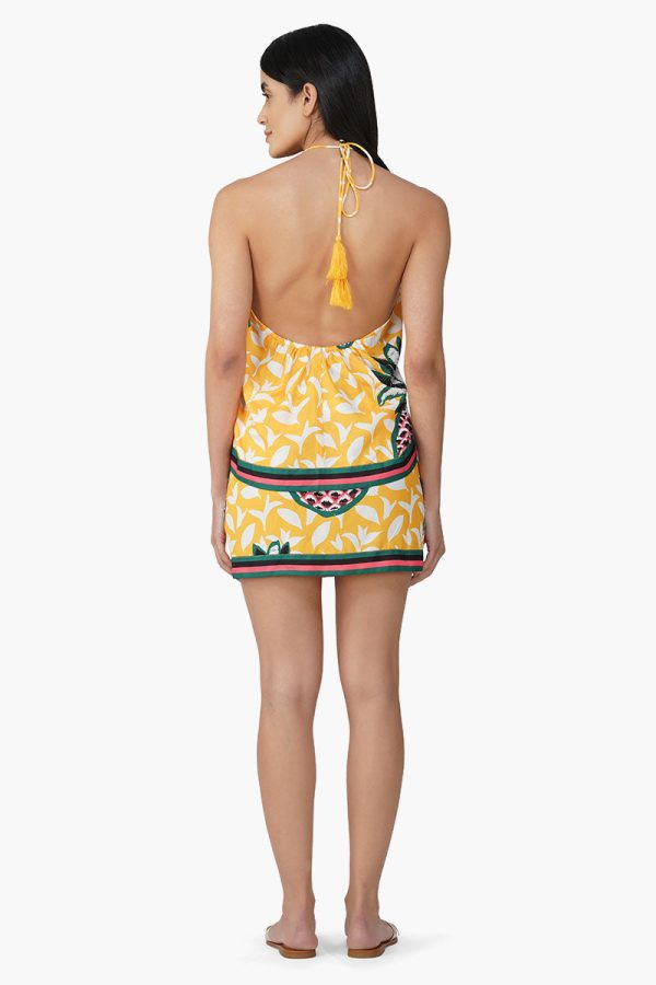 Macaroon Ananas Printed Skirt - Image 4
