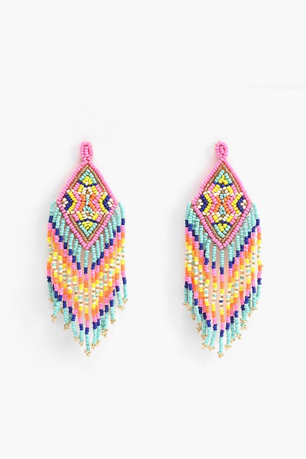 Daphne Beaded Earrings - Image 2