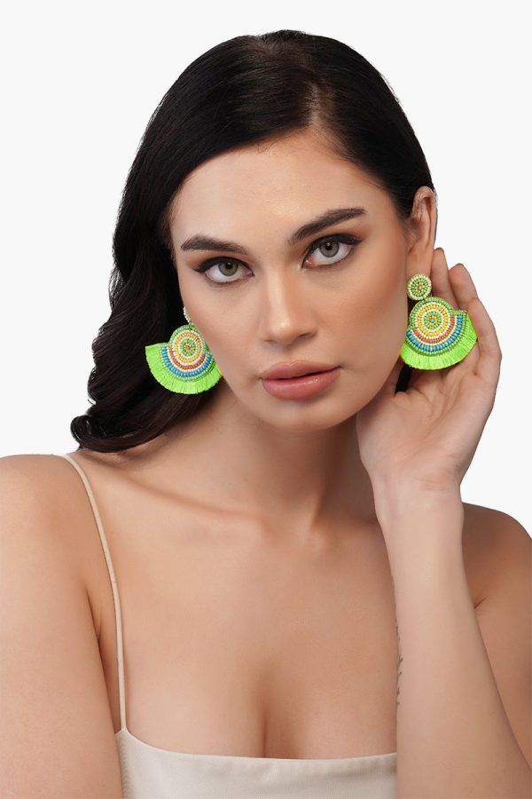 Bright is Best Embellished Earrings - Image 2