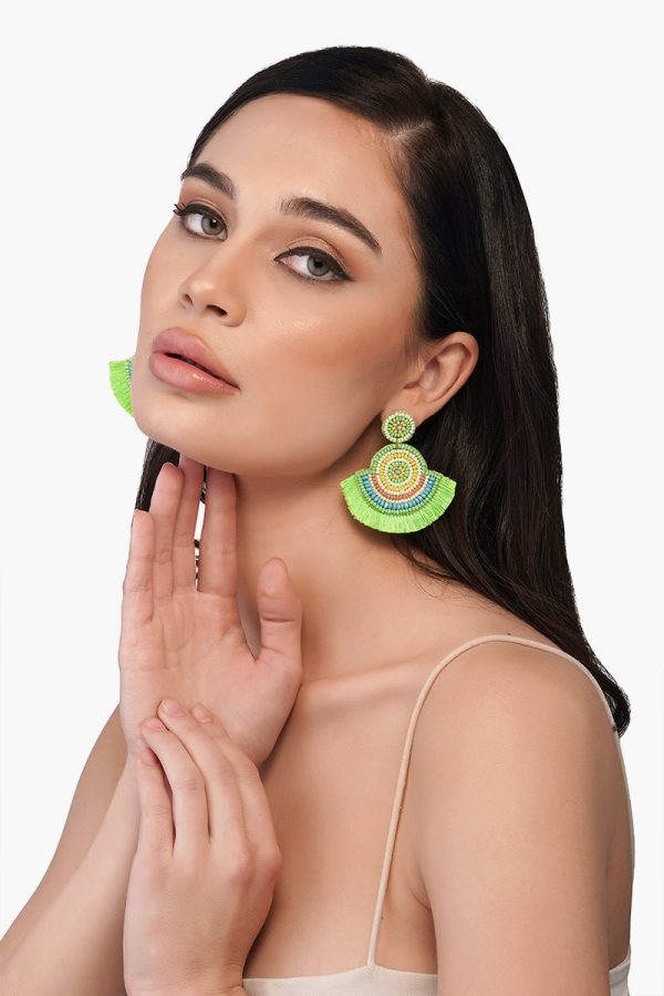 Bright is Best Embellished Earrings - Image 3