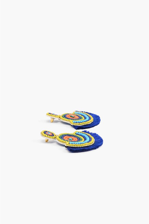 Cool Camo Hand Embellished Earrings - Image 4