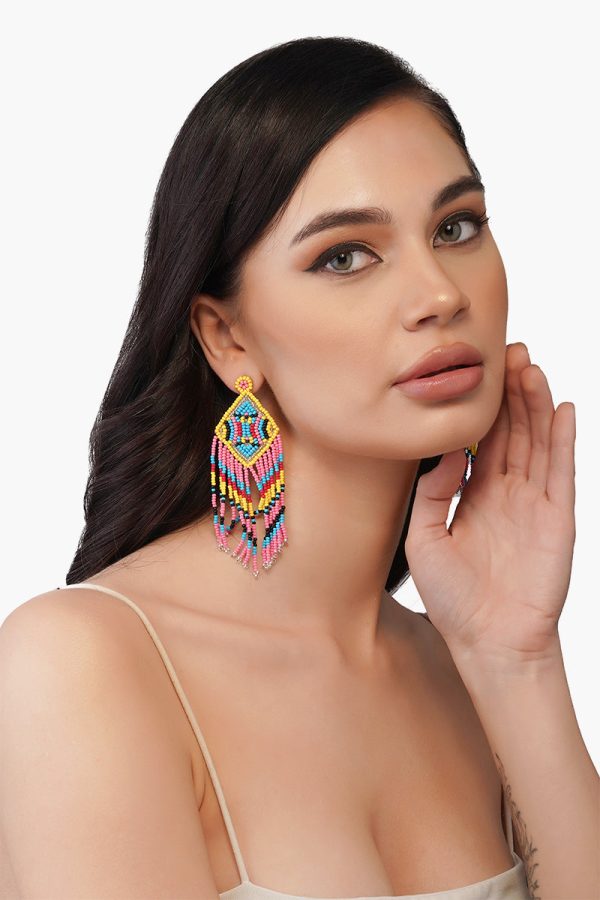 Chloe Beaded Earrings - Image 3
