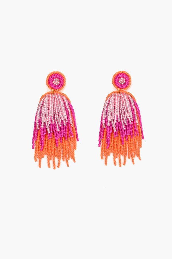 Charming Layered Beaded Earrings - Image 2