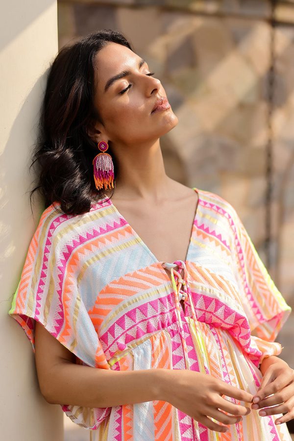 Charming Layered Beaded Earrings - Image 7