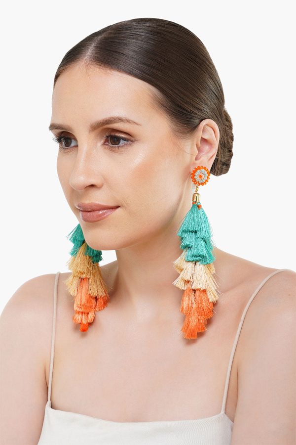 Charming Tassels Hanging Earrings - Image 5