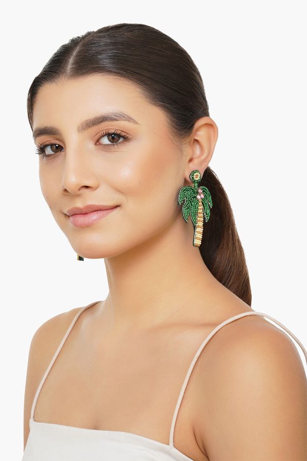 Palm Play Drop Earrings - Image 3