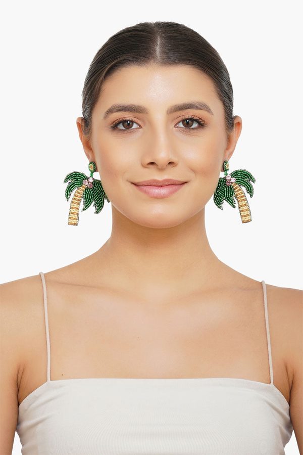 Palm Play Drop Earrings - Image 4