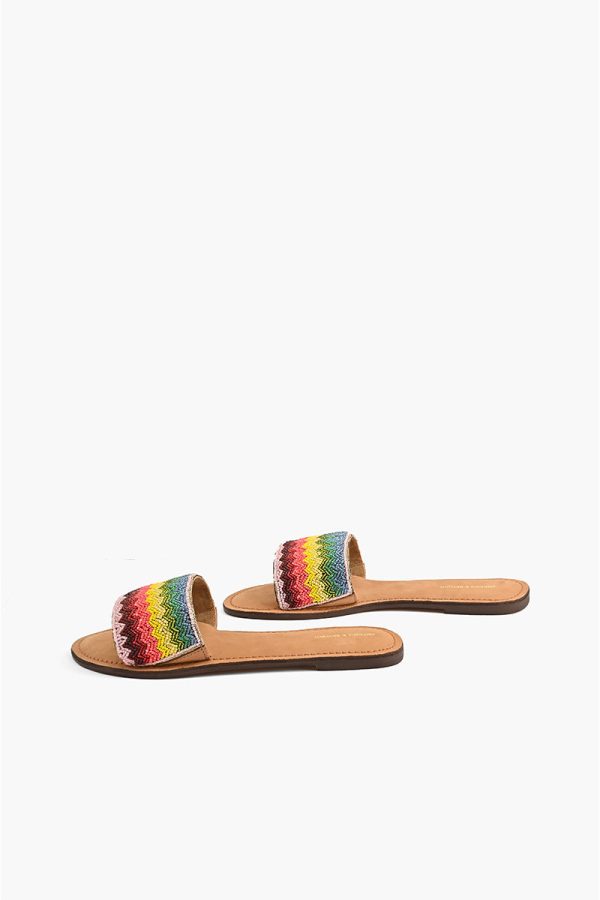 Field of Dreams Beaded Slide Sandals - Image 7